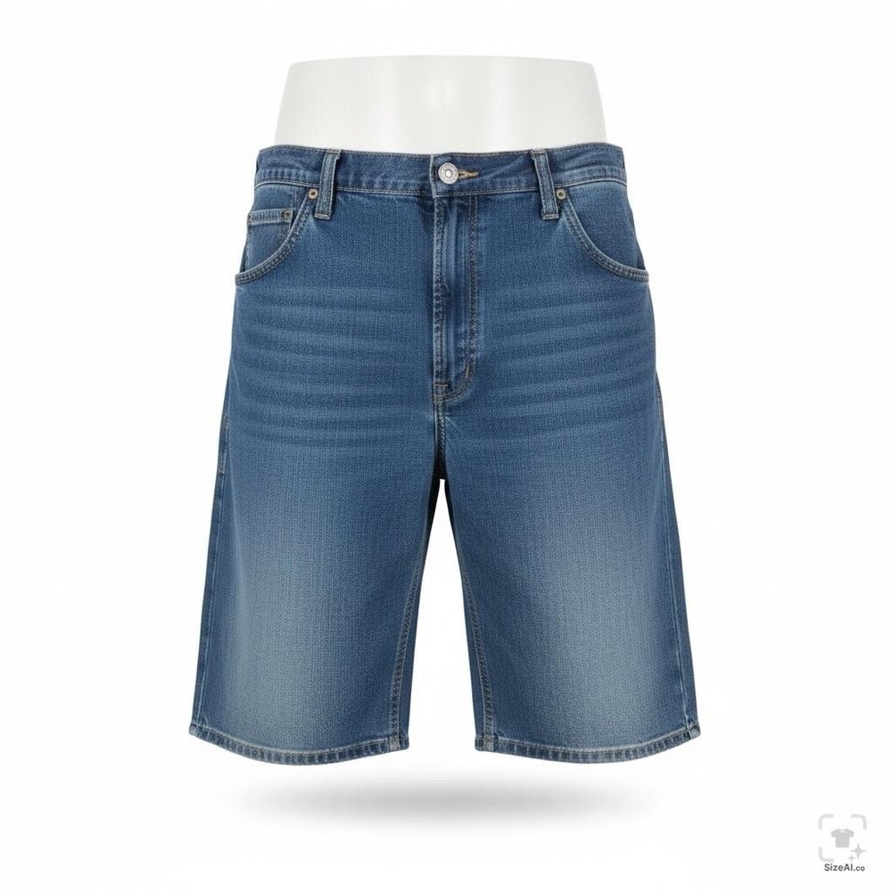 Dickies Shorts Mens 38 Blue Cargo Relaxed Fit Stretch Denim 11 Inseam Pockets